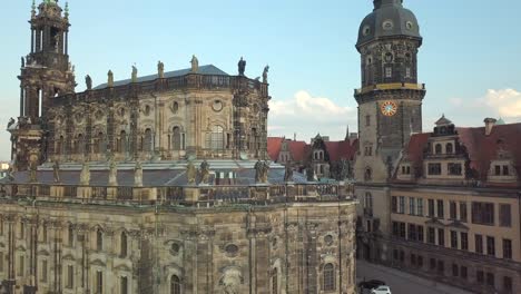 aerial view of dresden, germany