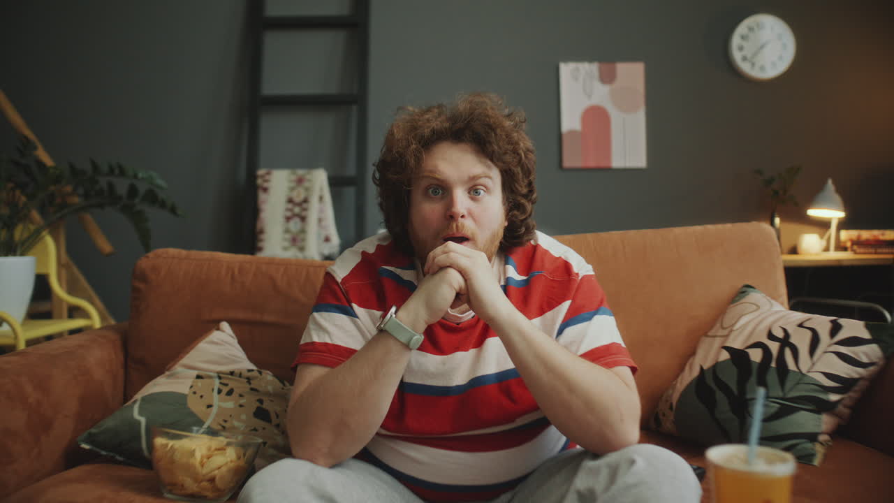 Excited Man Celebrating