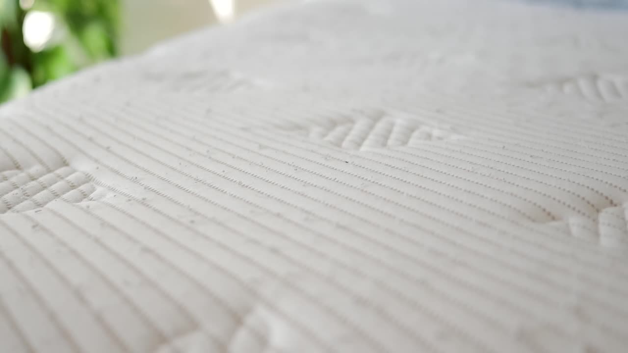 Close-up of a mattress