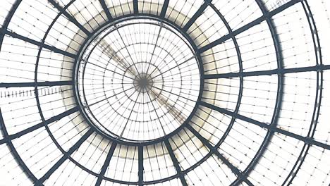 detail of ceiling of the galleria vittorio emanuele