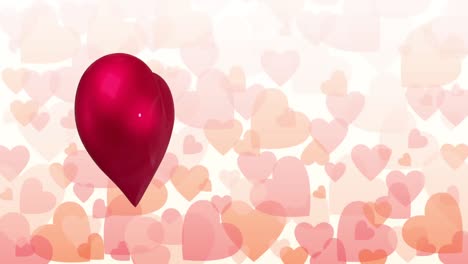 globo en forma de corazón