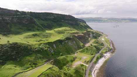 glenarm on the antrim coast road in northern ireland