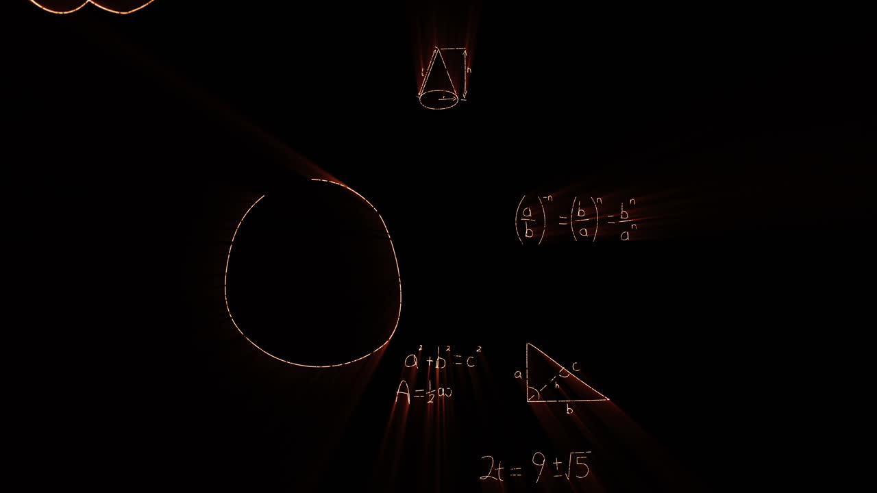 fórmulas matemáticas en la pizarra