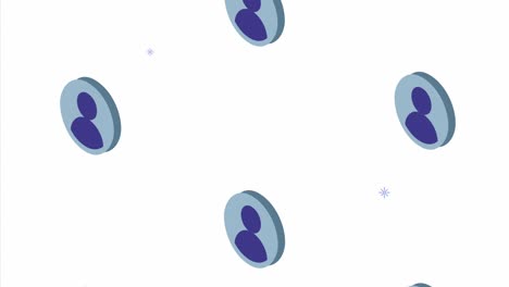patrón de contactos en las redes sociales