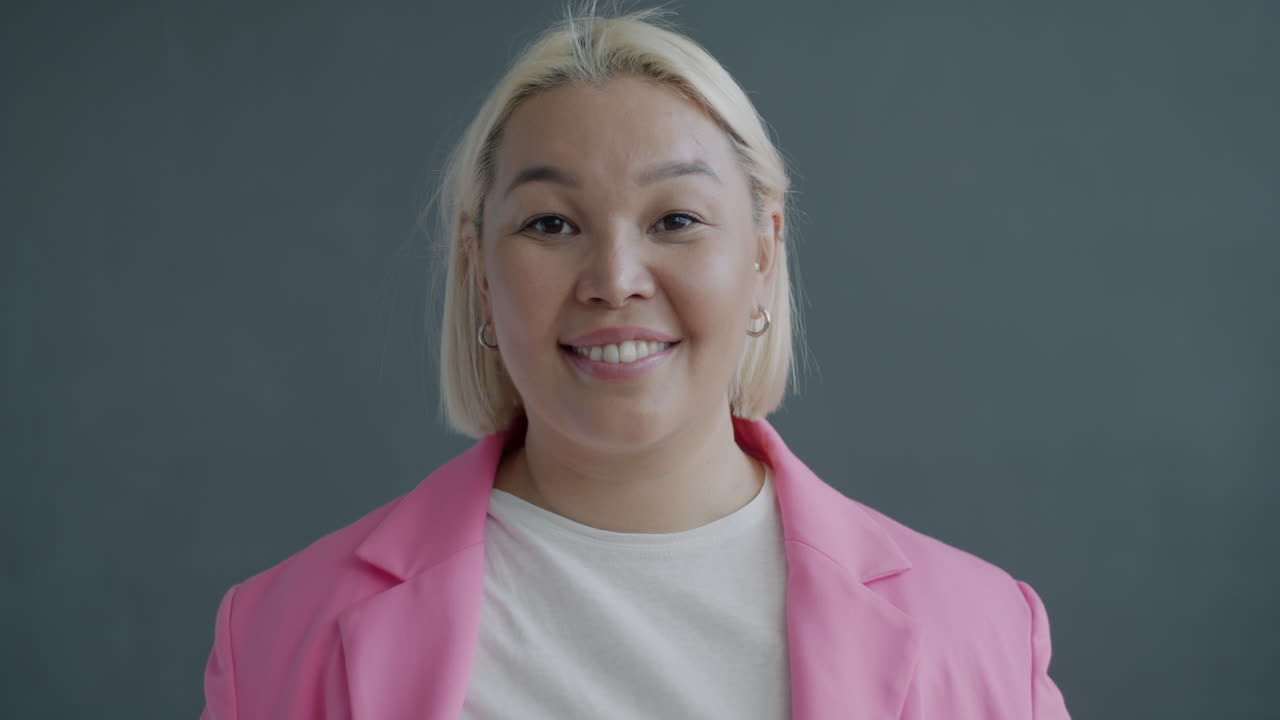 Woman Adjusting Mask