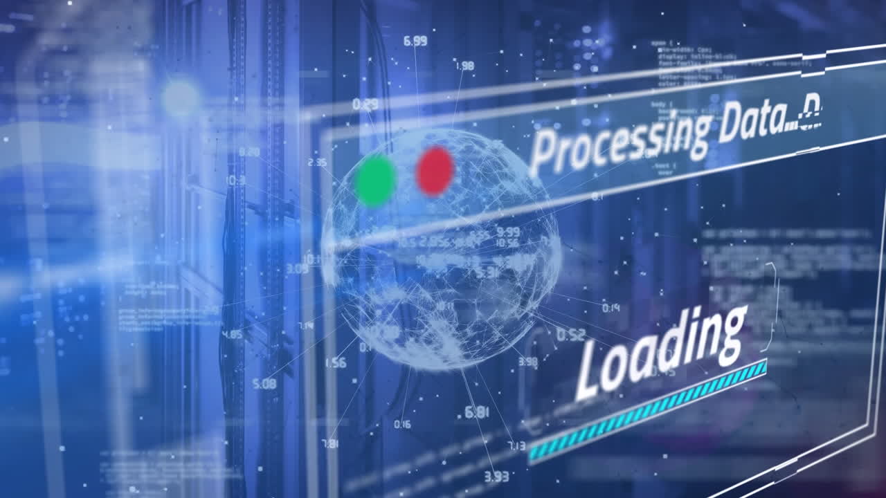 데이터 처리의 애니메이션과 서버  ⁇  위의 글로브