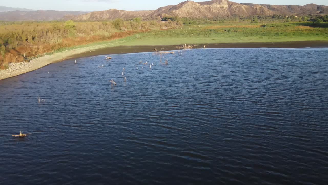 베일 호수의 오버 헤드 보기