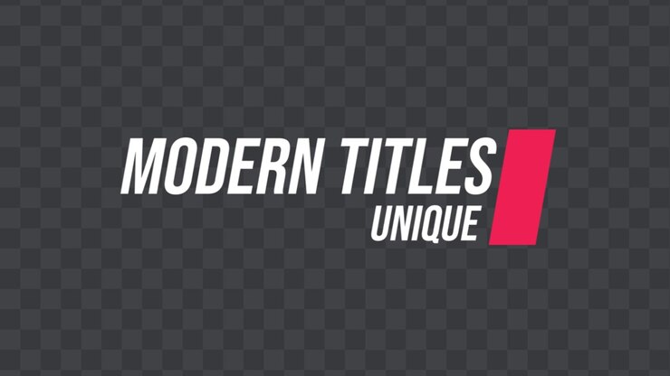Kreativ minimal titel 09 Adobe After Effects 2023 opløsning 3840×2160