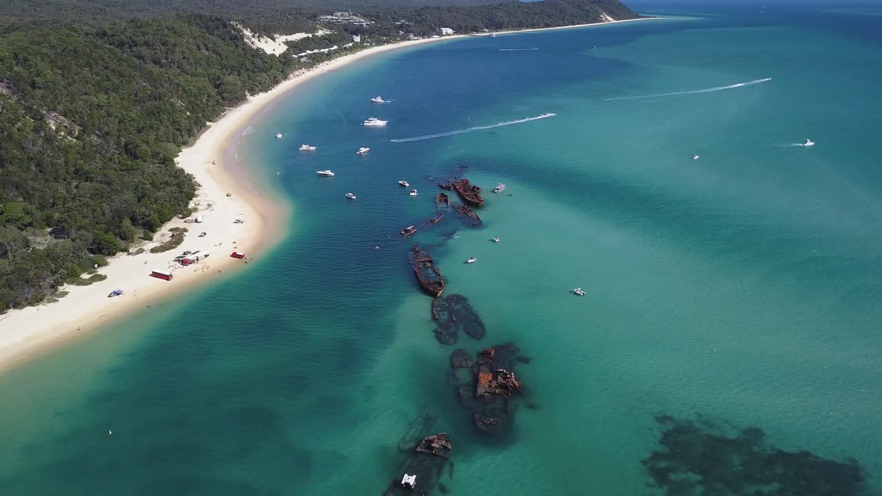 Moreton Island in Australia