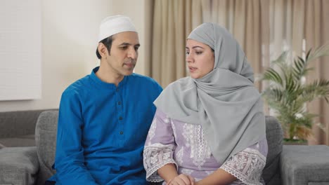 Muslim-couple-talking-to-each-other