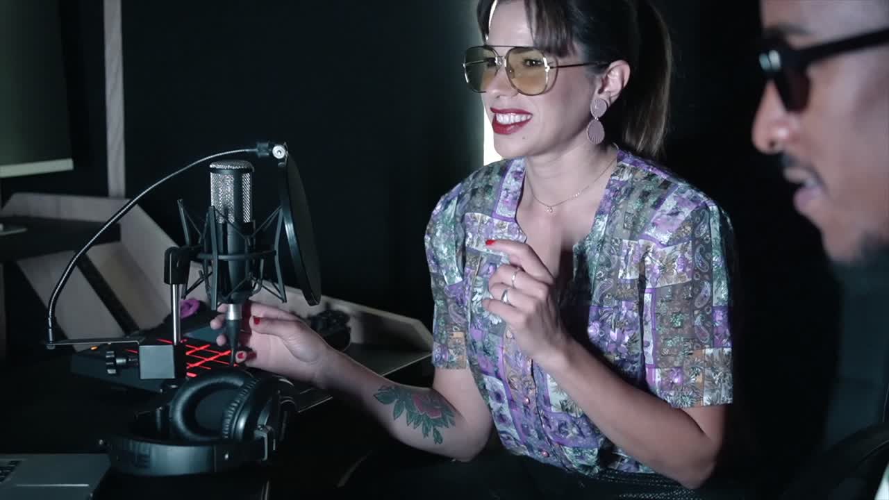 People in the studio