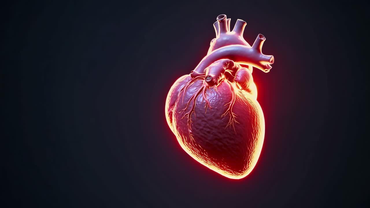 3D Rendered Human Heart