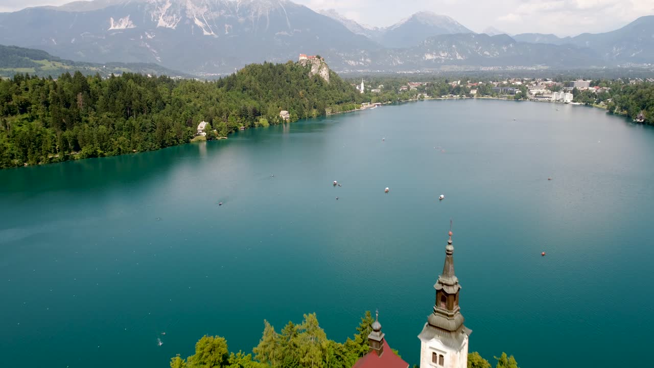 슬로베니아 아름다운 자연 - 리조트 호수 블레드.