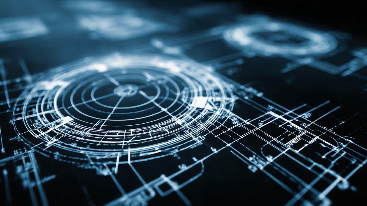 A Stunning Visual of Technical Blueprints and Design Schematics Highlighting Intricate Patterns and Engineering Precision in a Modern Digital Context