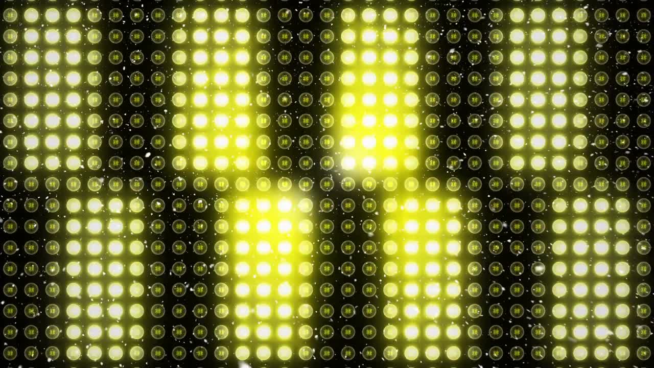 Moving yellow lights