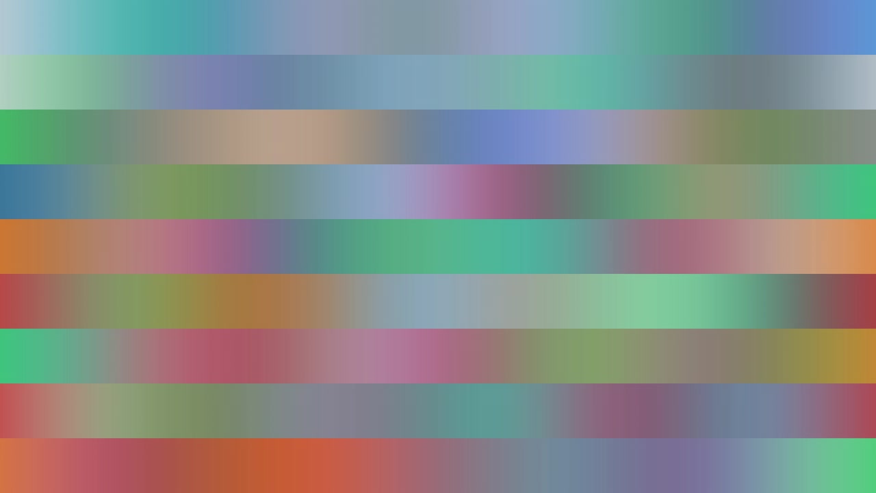 Sfondo animato astratto con strisce di luce colorate orizzontali