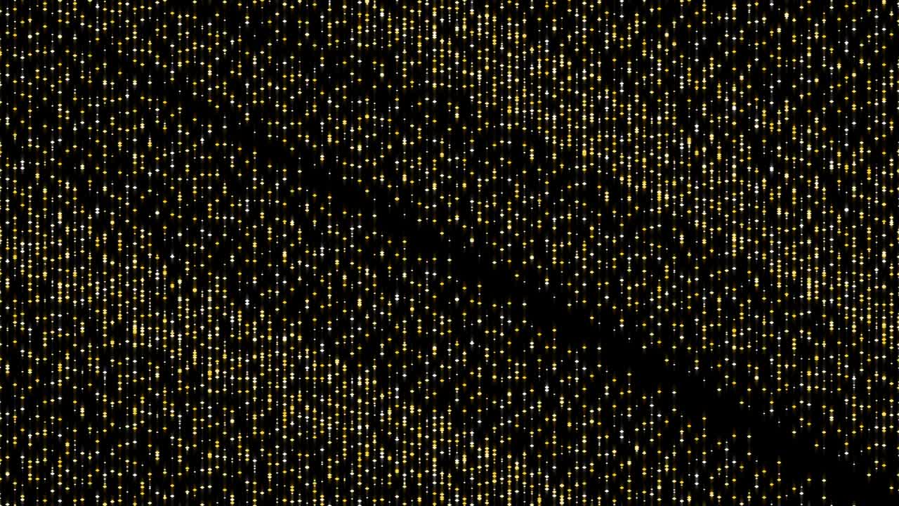 Abstract particle 3D virtual isometric square lighting moving, Technology network digital data transfer concept, glowing on black background seamless looping animation 4K with matte alpha channel