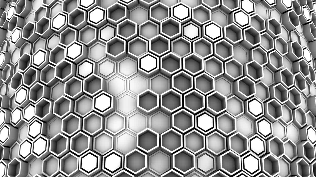 el fondo de los hexágonos