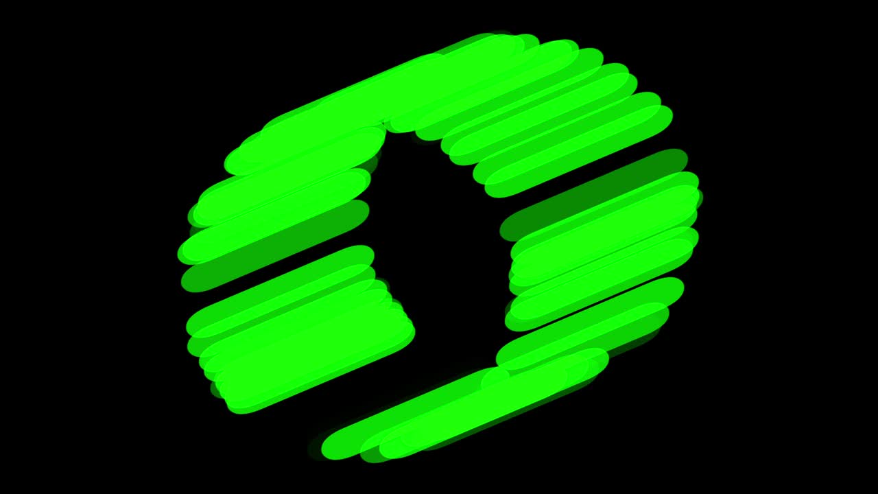 fondo negro con círculos móviles