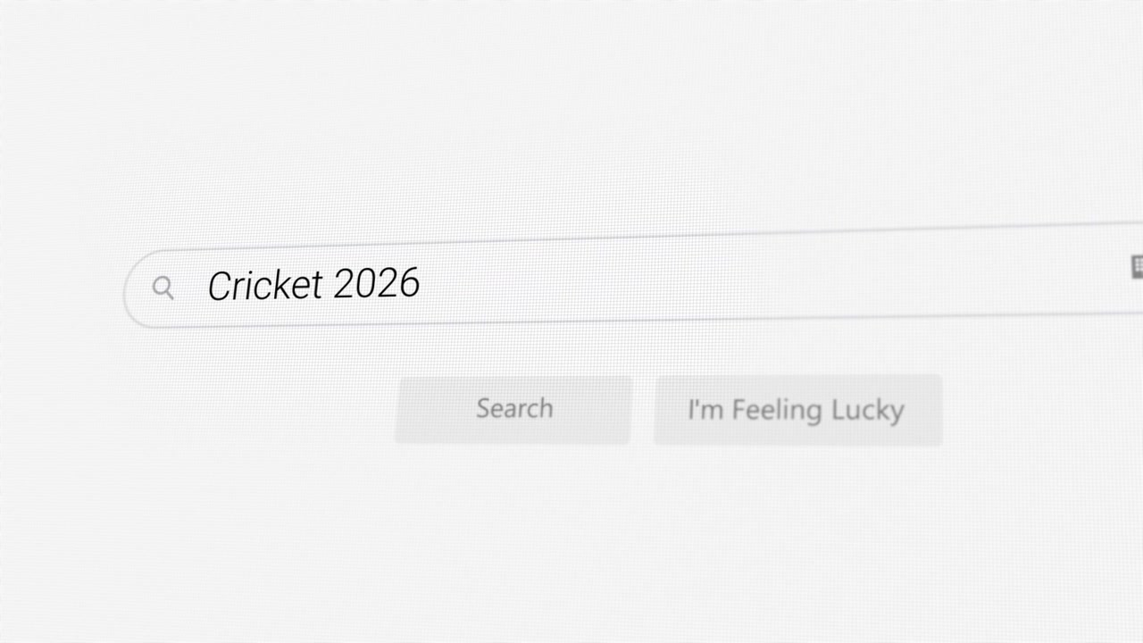 Søger efter Cricket 2026 i internetbrowseren