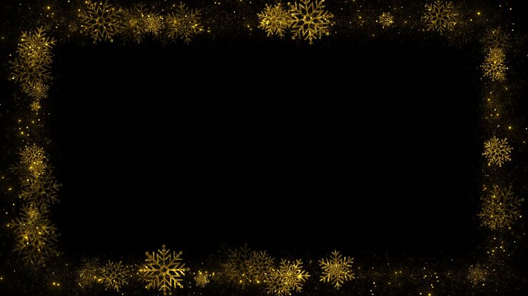 Golden sparkling winter stars holidays winter background snowflakes falling 2026 holidays snow