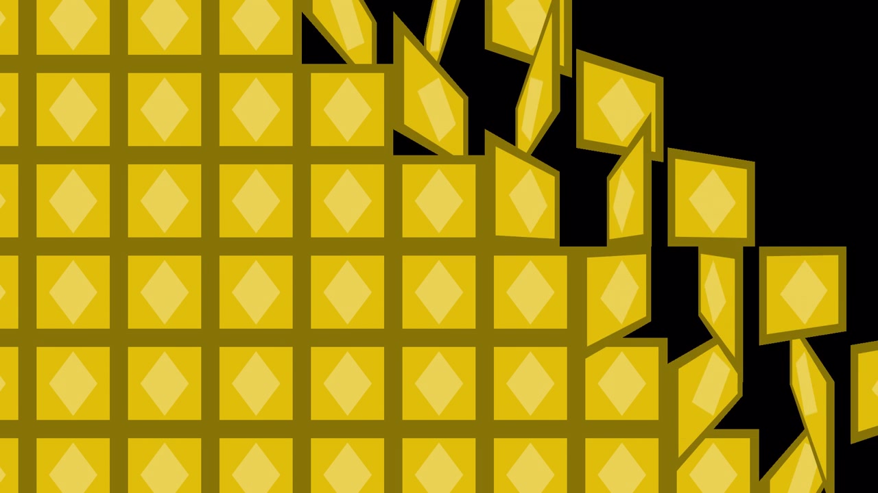 Geometric Gold Diamond Pattern