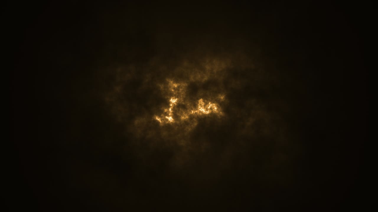 연기와 박이는 불빛 검은 배경 애니메이션, 비디오 클립 스 영상