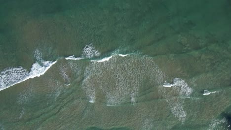 peaceful scene of sea waves movement
