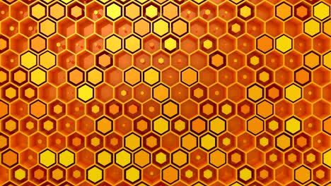 el fondo de los hexágonos