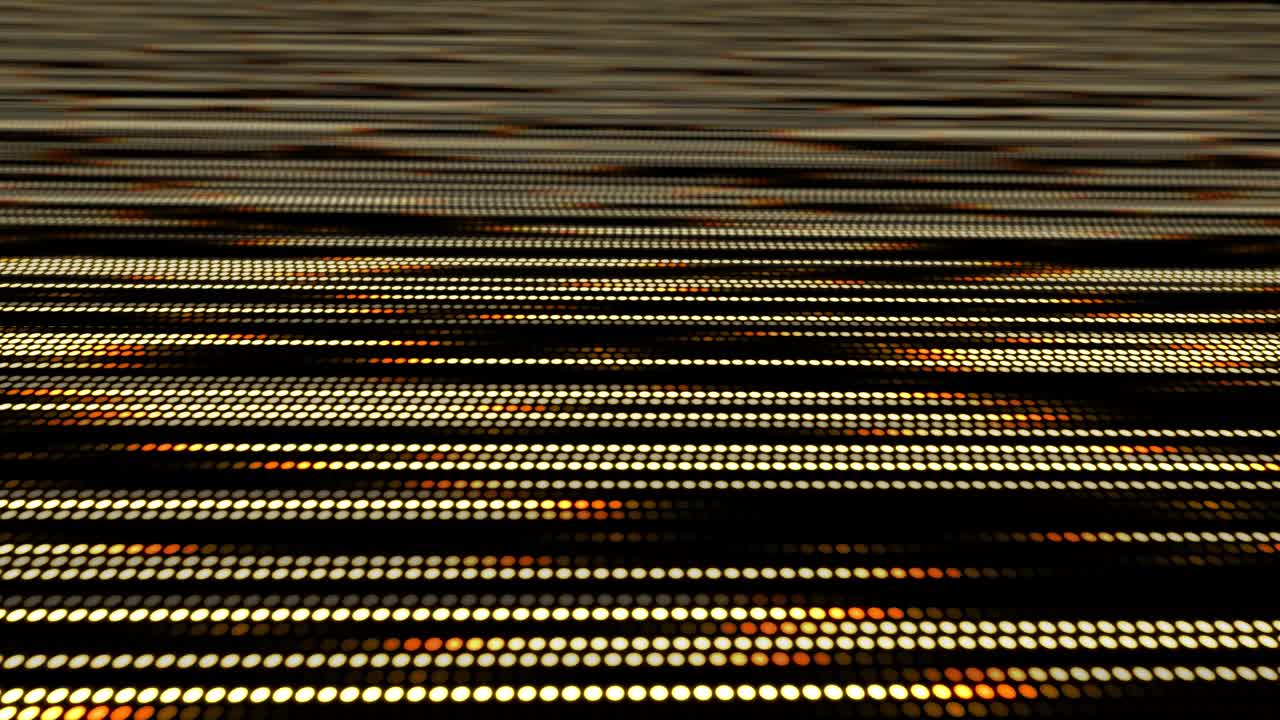 animación de puntos línea cibernética gráficos de movimiento