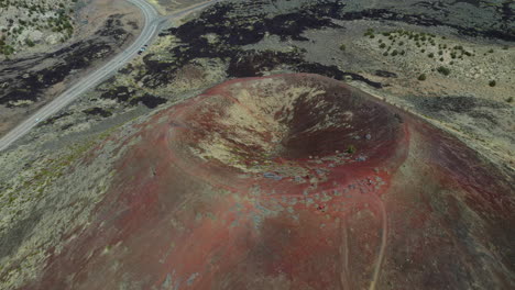 Volcán-De-Cono-De-Ceniza,-St-George,-Utah,-Asombrosa-Foto-De-Un-Dron-De-Uno-De-Los-Conos-De-Ceniza-En-El-Condado-De-Washington