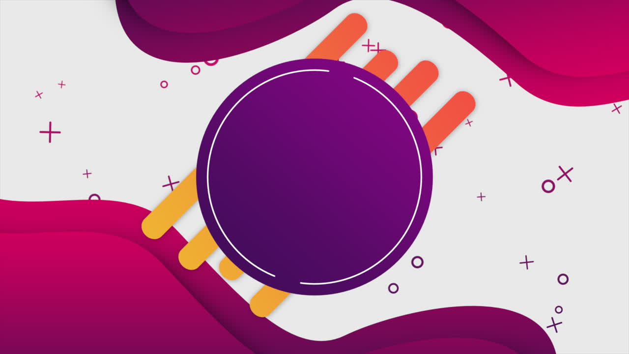 movimiento pequeñas formas geométricas y fondo abstracto colorido 3