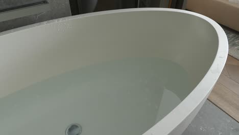 the process of draining water in the bathroom, 4k, time lapse