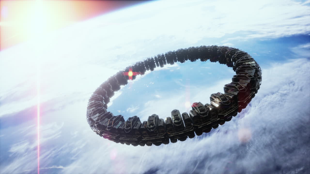 инопланетный материнский корабль вблизи земли элементы, предоставленные наса