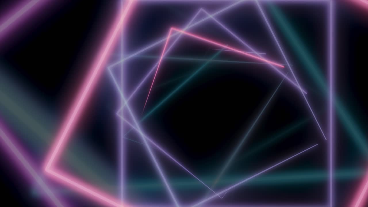 Abstract Neon Light Design
