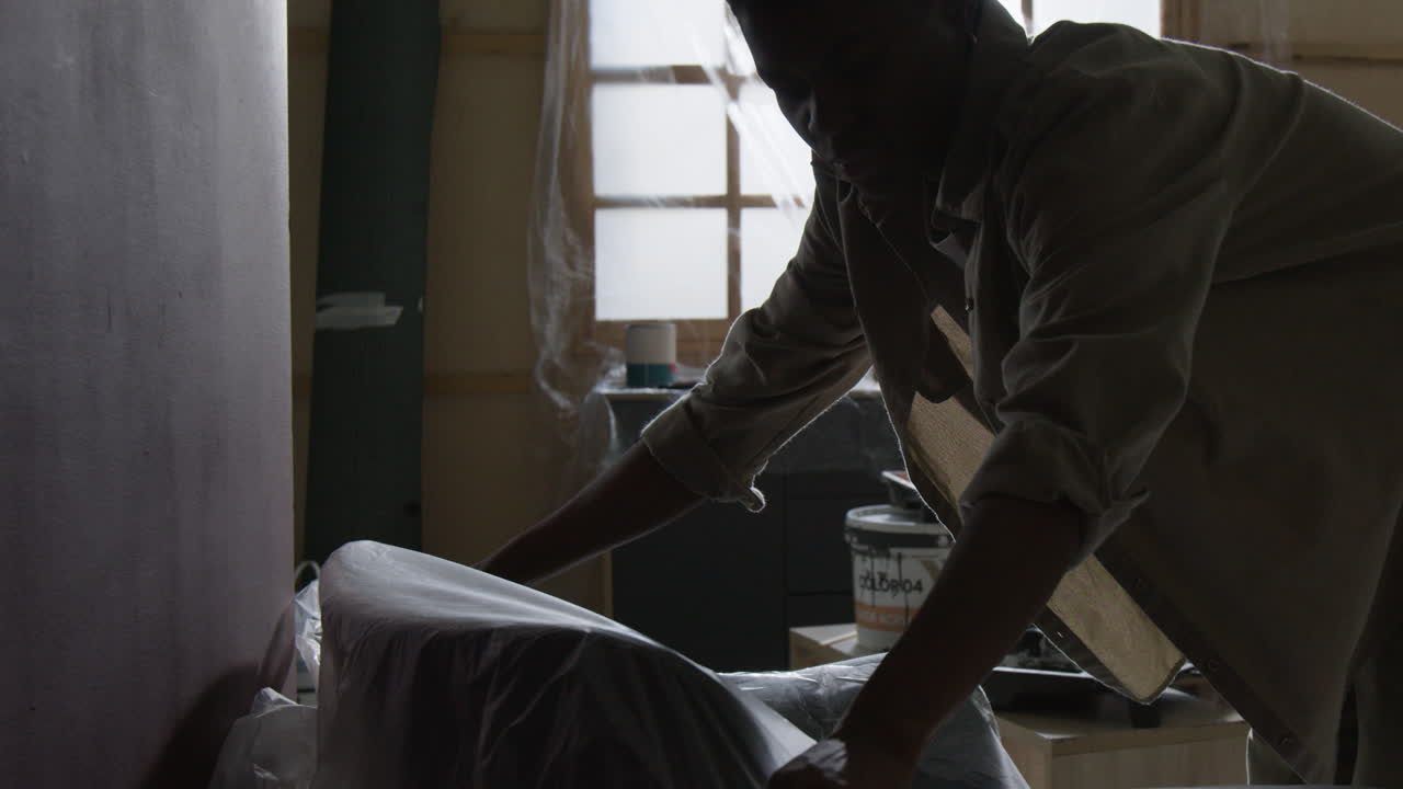 A person near a window