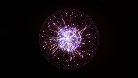 abstract glowing sphere