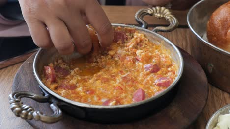desayuno de hombres turcos