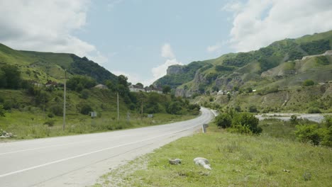 mountain road landscape