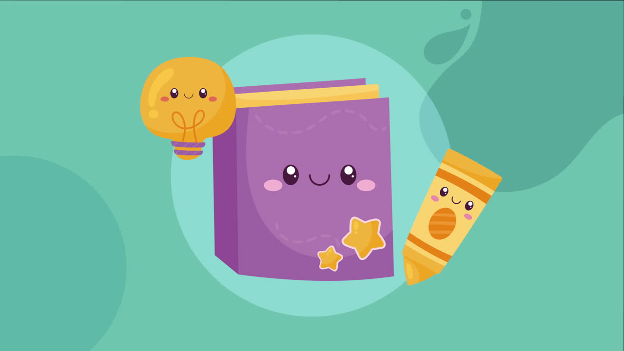 텍스트 라이브러리 카와이 애니메이션