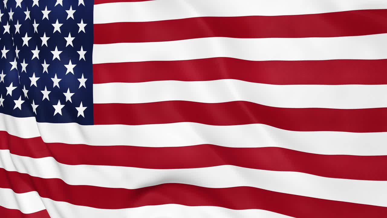 estados unidos de américa agitando la bandera
