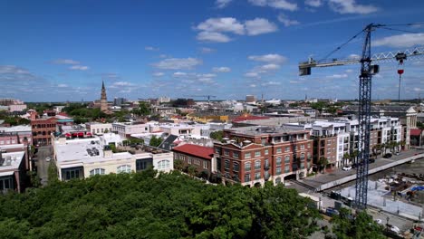 charleston sc, charleston south carolina, construction cranes, new development