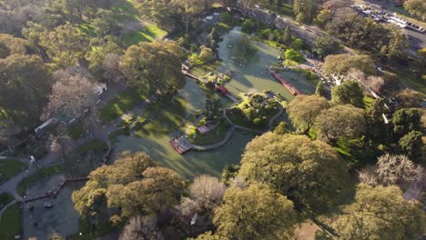 beautiful famous japanese garden at buenos aires city, argentina