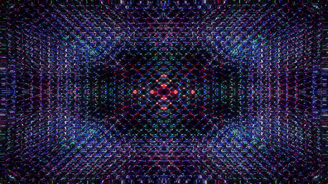 waves with stripes colorful dots of light shining in for background