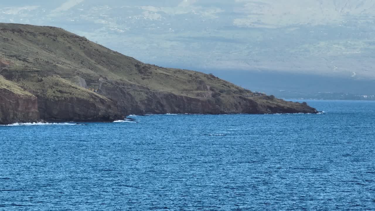 espectaculares vistas marítimas de la costa de pali en maui