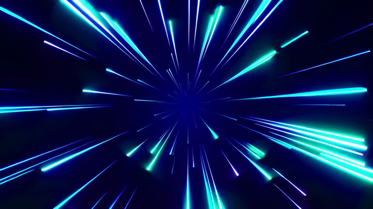 추상적인 속도 선 터널