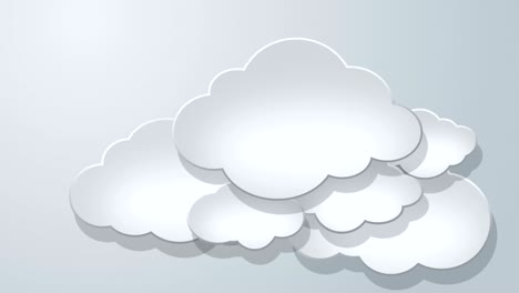 nubes de papel