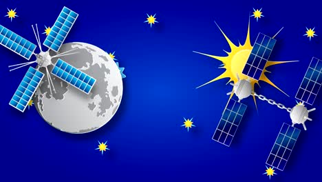 the artificial satellite of the planet earth