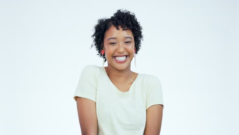 Face,-woman-and-laugh-with-smile-in-studio