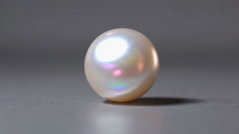 close-up of a beautiful white pearl